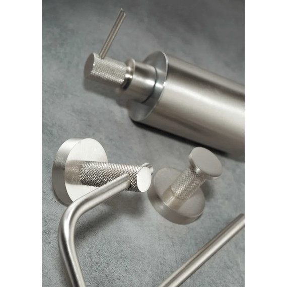 Дозатор для жидкого мыла Boheme Uno 10980-NB, nickel brush, Цвет производителя: nickel brush - фото 2