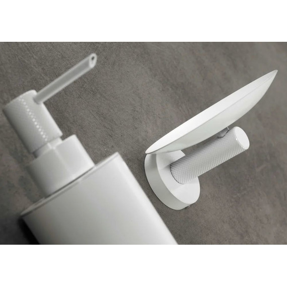 Дозатор для жидкого мыла Boheme Uno 10980-MW, matt white, Цвет производителя: matt white - фото 2