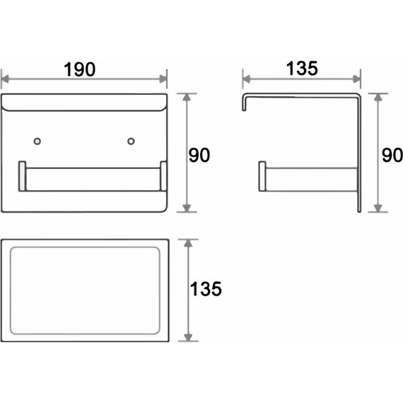 Держатель для туалетной бумаги Boheme New Venturo 10311-CR, chrome, Цвет производителя: chrome - фото 2
