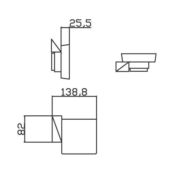Мыльница Boheme New Venturo 10313-G-B, чёрный/золото, Цвет производителя: чёрный, золото - фото 2