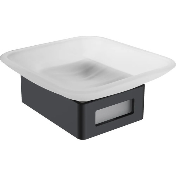 Мыльница Boheme Q 10943-B, чёрный матовый, Цвет производителя: чёрный матовый - фото 