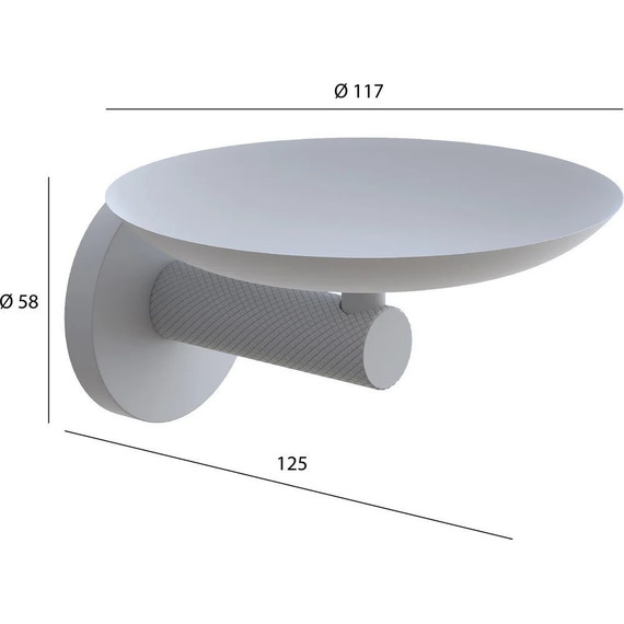 Мыльница Boheme Uno 10973-CR, chrome, Цвет производителя: chrome - фото 3