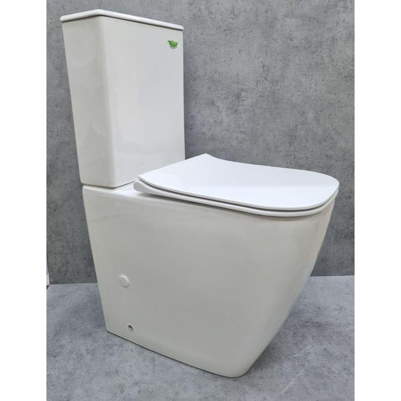 Унитаз-компакт CeramaLux Rimless K2170-1 с крышкой микролифт - фото, картинка 5 Унитаз-компакт CeramaLux Rimless K2170-1 с крышкой микролифт - фото 5