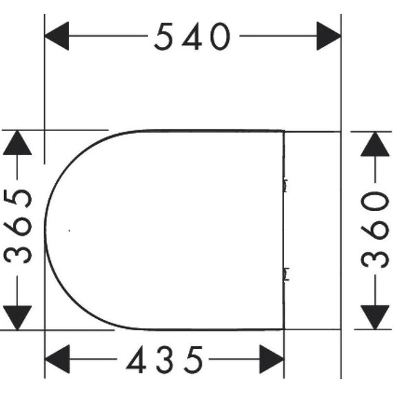 Унитаз подвесной безободковый Hansgrohe GladeLake S 60201450 с крышкой микролифт - фото 2