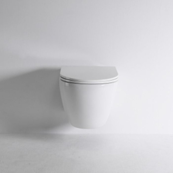 Унитаз подвесной безободковый Tece Spring 9700998 с тонкой крышкой микролифт (система смыва торнадо) - фото, картинка 2 Унитаз подвесной безободковый Tece Spring 9700998 с тонкой крышкой микролифт (система смыва торнадо) - фото 2