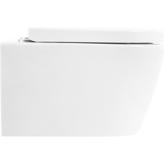 Унитаз подвесной безободковый BelBagno Marino BB105CHR - фото 9