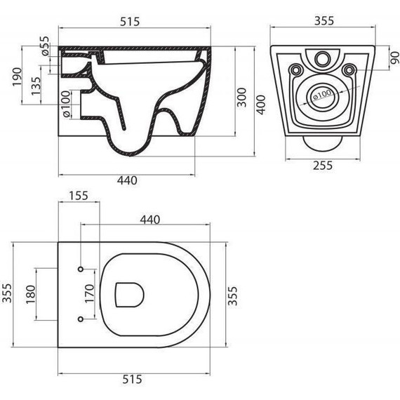 Унитаз подвесной безободковый BelBagno Marino BB105CHR - фото 12