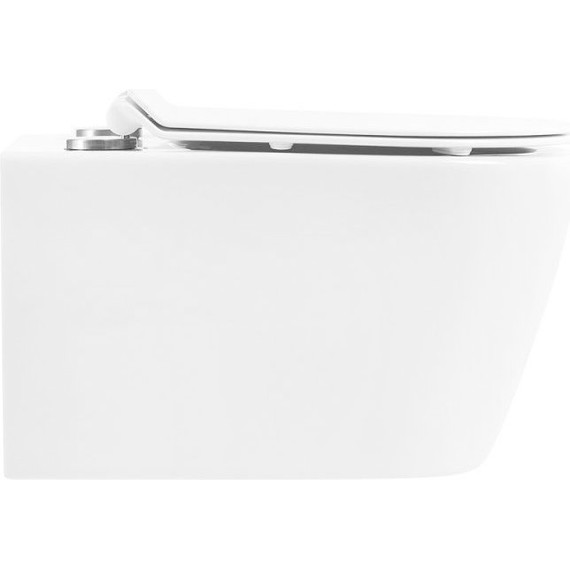 Унитаз подвесной безободковый BelBagno Marino BB105CHR - фото 2