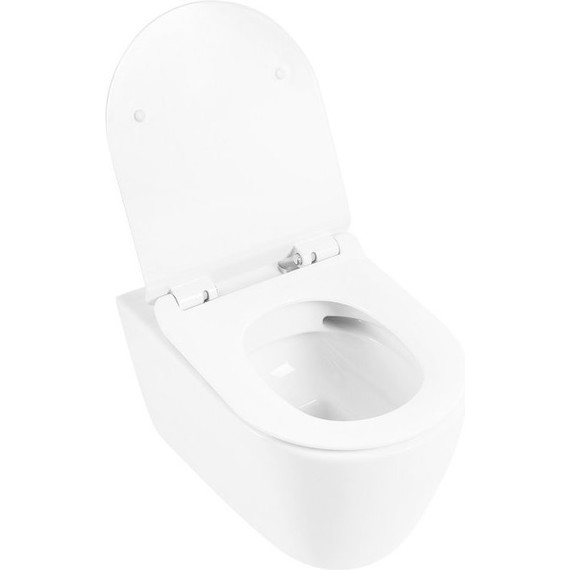 Унитаз подвесной безободковый BelBagno Marino BB105CHR - фото 3