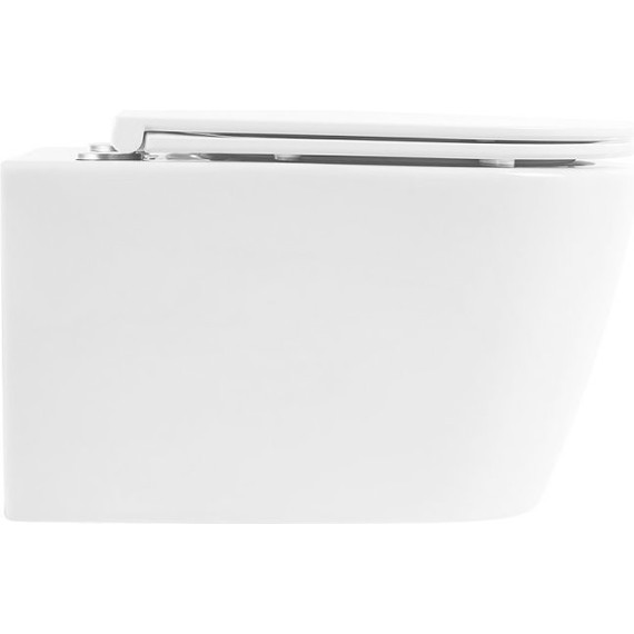 Унитаз подвесной безободковый BelBagno Marino BB105CHR - фото 5