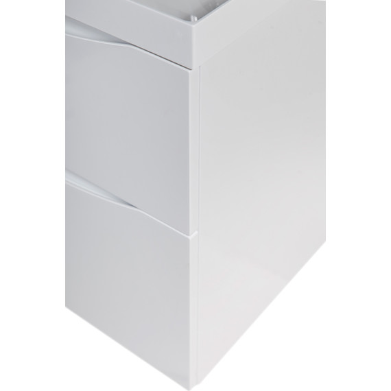 Тумба подвесная с раковиной BelBagno MARINO-H60-600-2C-SO-BL-P 60 см, Bianco Lucido - фото 7