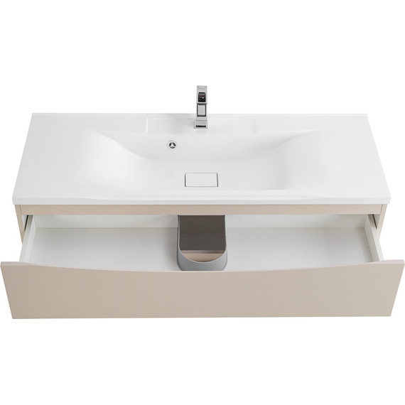 Тумба подвесная с раковиной BelBagno MARINO-1200-2C-SO-CO-P 120 см, Crema Opaco - фото 7