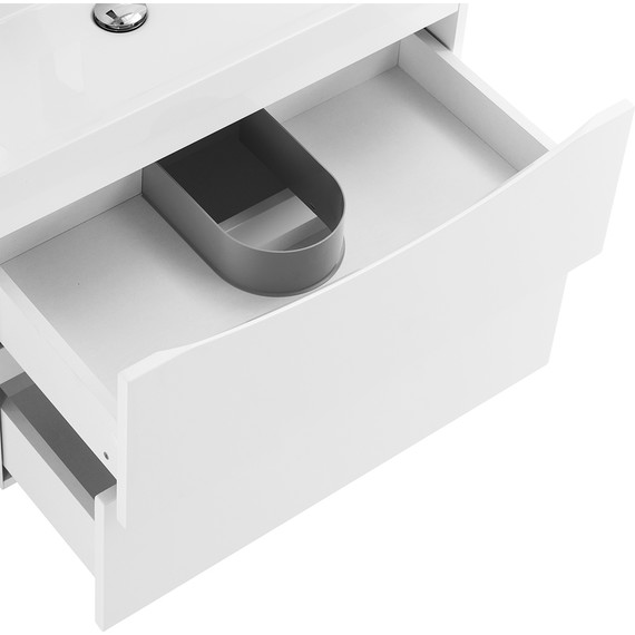 Тумба подвесная с раковиной BelBagno MARINO-600-2C-SO-BO-P 60 см, Bianco Opaco - фото 6