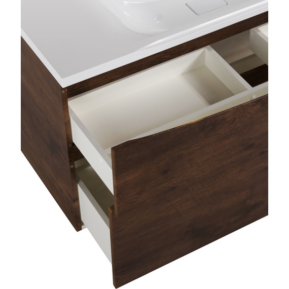 Тумба подвесная с раковиной BelBagno MARINO-H60-1200-2C-SO-RW-P 120 см, Rovere Moro - фото, картинка 6 Тумба подвесная с раковиной BelBagno MARINO-H60-1200-2C-SO-RW-P 120 см, Rovere Moro - фото 6