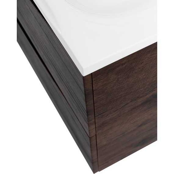 Тумба подвесная с раковиной BelBagno MARINO-650-2C-SO-RW-P 65 см, Rovere Moro - фото, картинка 9 Тумба подвесная с раковиной BelBagno MARINO-650-2C-SO-RW-P 65 см, Rovere Moro - фото 9