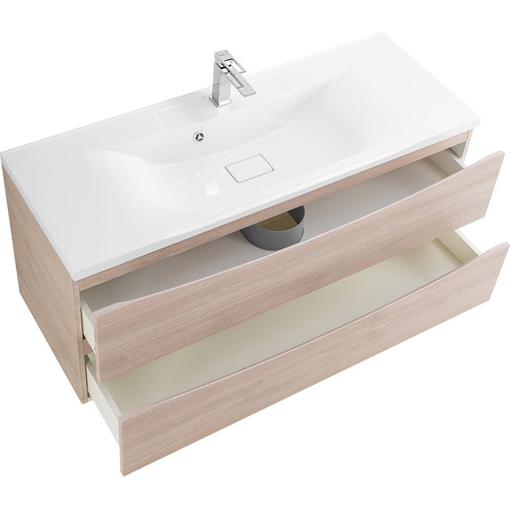 Тумба подвесная с раковиной BelBagno MARINO-1200-2C-SO-RG-P 120 см, Rovere Grigio - фото, картинка 5 Тумба подвесная с раковиной BelBagno MARINO-1200-2C-SO-RG-P 120 см, Rovere Grigio - фото 5