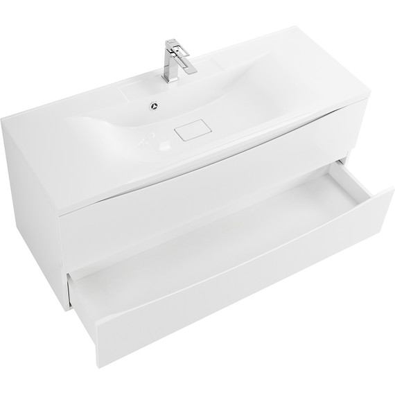 Тумба подвесная с раковиной BelBagno MARINO-1200-2C-SO-BO-P 120 см, Bianco Opaco - фото 3