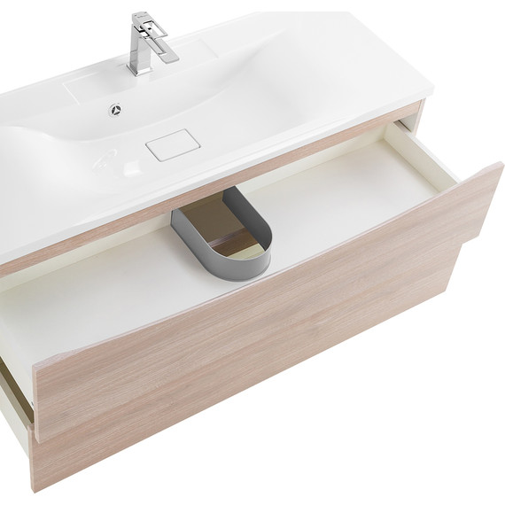 Тумба подвесная с раковиной BelBagno MARINO-1200-2C-SO-RG-P 120 см, Rovere Grigio - фото, картинка 6 Тумба подвесная с раковиной BelBagno MARINO-1200-2C-SO-RG-P 120 см, Rovere Grigio - фото 6