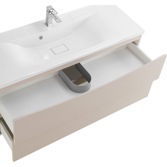 Тумба подвесная с раковиной BelBagno MARINO-1200-2C-SO-CO-P 120 см, Crema Opaco - фото 6