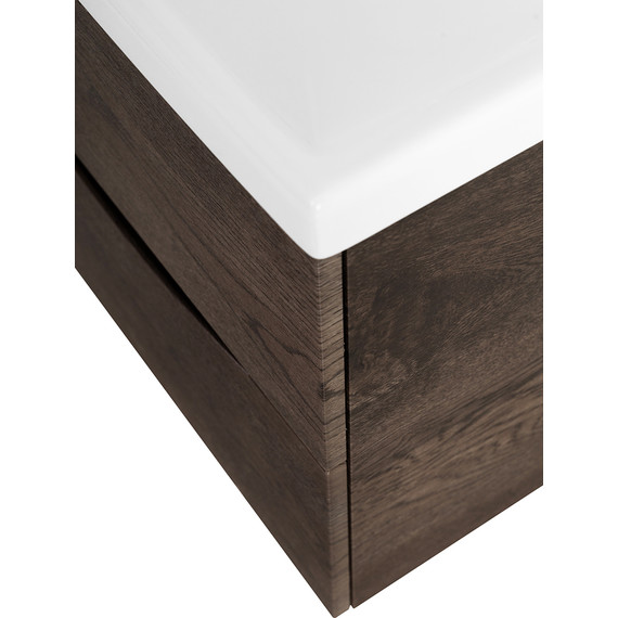 Тумба подвесная с раковиной BelBagno MARINO-CER-700-2C-SO-RNG-P 70 см, Rovere Nature Grigio - фото, картинка 8 Тумба подвесная с раковиной BelBagno MARINO-CER-700-2C-SO-RNG-P 70 см, Rovere Nature Grigio - фото 8