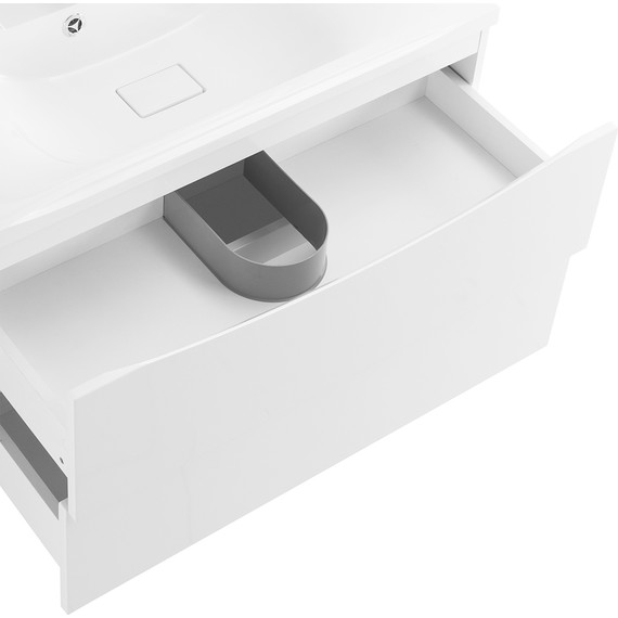 Тумба подвесная с раковиной BelBagno MARINO-800-2C-SO-BO-P 80 см, Bianco Opaco (раковина BB800/450-LV-MR-PR) - фото 6