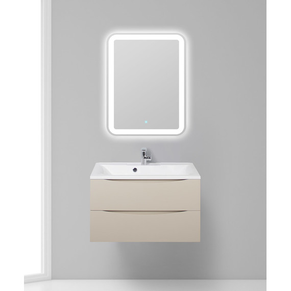 Тумба подвесная с раковиной BelBagno MARINO-800-2C-SO-CO-P 80 см, Crema Opaco (раковина BB800/450-LV-MR-PR) - фото 9