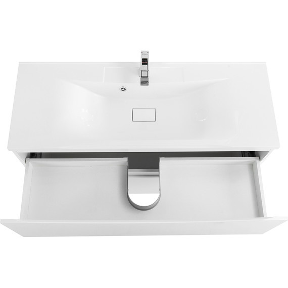 Тумба напольная с раковиной BelBagno MARINO-1200-2C-PIA-BL-P 120 см, белый - фото 4