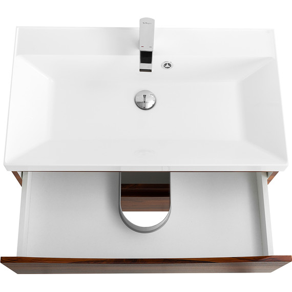 Тумба подвесная с раковиной BelBagno MARINO-800-2C-SO-RC-P 80 см, Rovere Cillegio (раковина BB800/450-LV-MR-AST) - фото 7