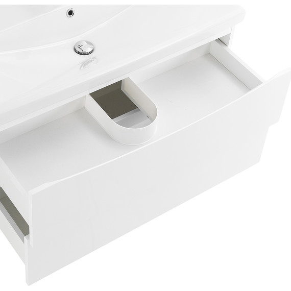 Тумба подвесная с раковиной BelBagno MARINO-CER-1000-2C-SO-BO-P 100 см, Bianco Opaco - фото 7