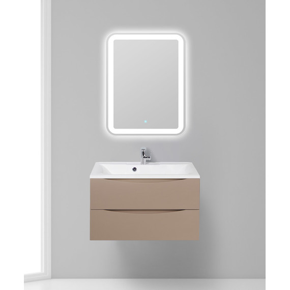 Тумба подвесная с раковиной BelBagno MARINO-800-2C-SO-CL-P 80 см, Capucino Lucido (раковина BB800/450-LV-MR-PR) - фото 8