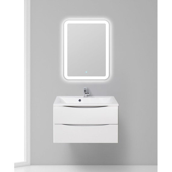 Тумба подвесная с раковиной BelBagno MARINO-800-2C-SO-BO-P 80 см, Bianco Opaco (раковина BB800/450-LV-MR-PR) - фото 8