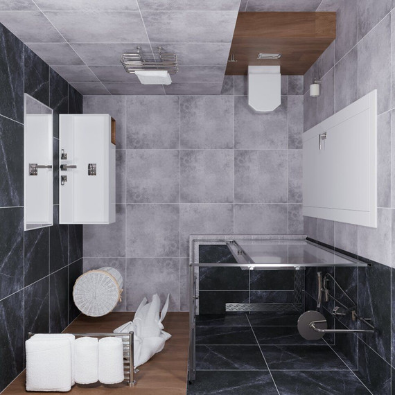 Душевое ограждение Triton Вента 100x80 см, хром/прозрачное - фото 5