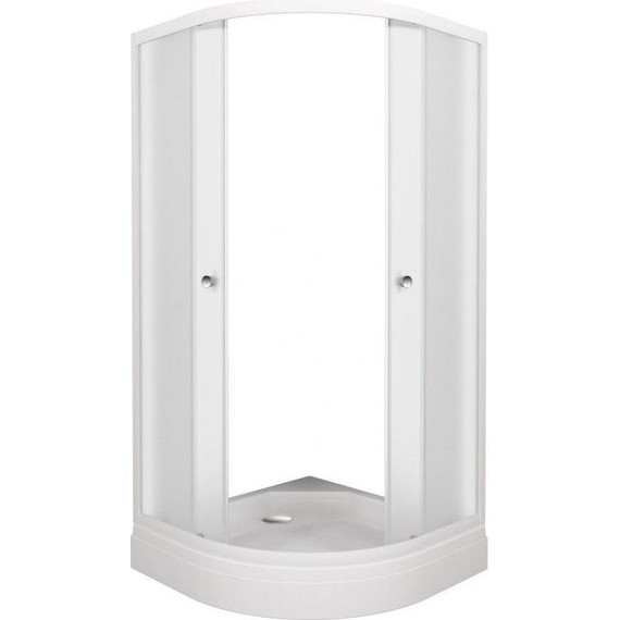 Душевое ограждение Triton Вельвет А 90x90 см, хром/матовое - фото 2