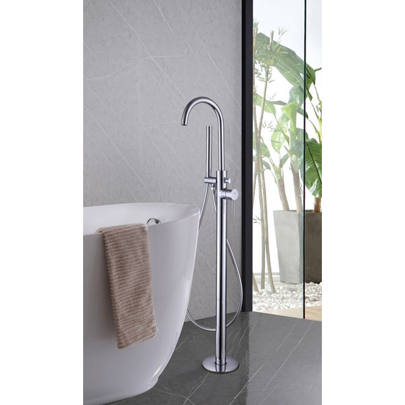 Смеситель для ванны Abber Wasser Kreis AF8115, Цвет производителя: хром - фото 3