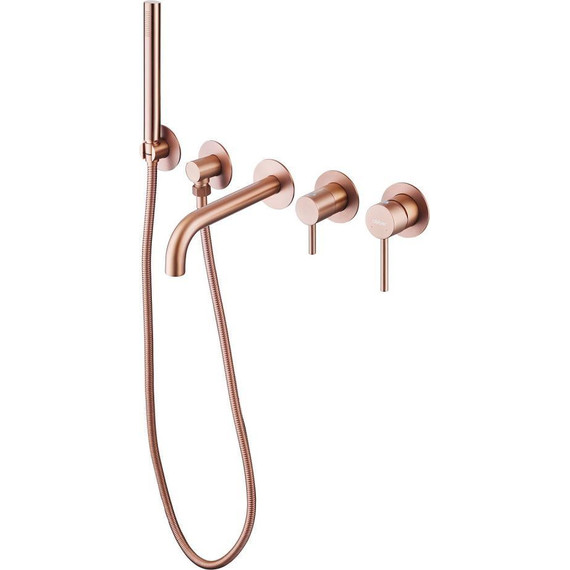 Смеситель для ванны Abber Wasser Kreis AF8130MRG, золото матовое - фото 2