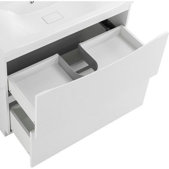 Тумба напольная с раковиной BelBagno MARINO-900-2C-PIA-BL-P 90 см, Bianco Lucido (раковина BB900/450-LV-MR-PR) - фото 9