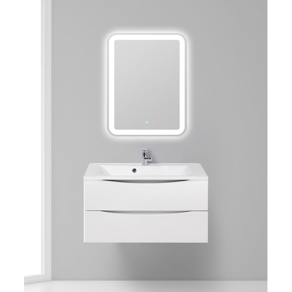 Тумба подвесная с раковиной BelBagno MARINO-900-2C-SO-BO-P 90 см, Bianco Opaco (раковина BB900/450-LV-MR-PR) - фото 8