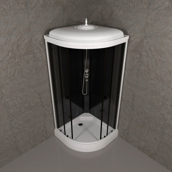 Душевая кабина Triton Нова А 88x88 см, белый/прозрачное - фото, картинка 5 Душевая кабина Triton Нова А 88x88 см, белый/прозрачное - фото 5