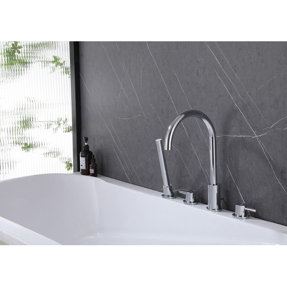 Смеситель для ванны Abber Wasser Kreis AF8113, Цвет производителя: хром - фото 2