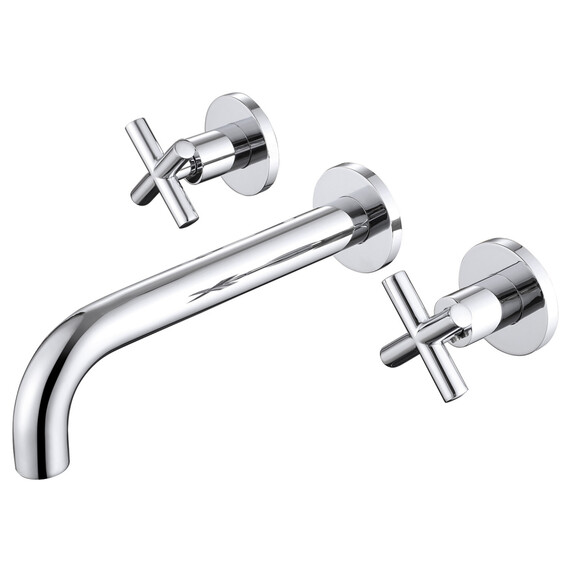 Смеситель для раковины настенный Abber Wasser Kreis AF81121 (со скрытой частью), Цвет производителя: хром - фото 
