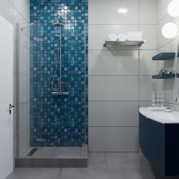 Душевое ограждение Triton Брава 120x80 см, хром/прозрачное - фото 4