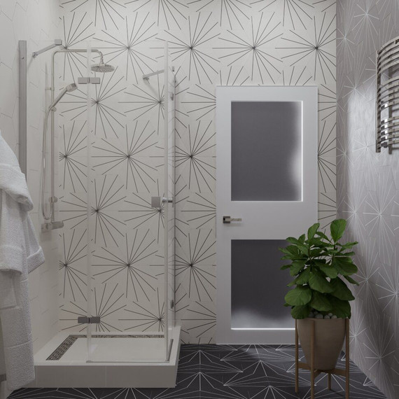 Душевое ограждение Triton Дельта 90x90 см, хром/прозрачное - фото 5