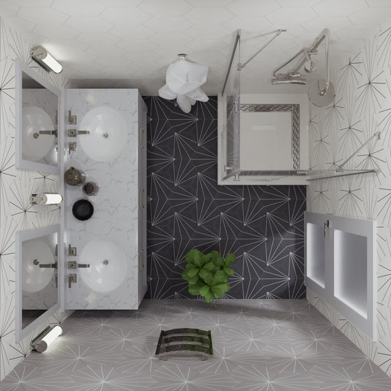 Душевое ограждение Triton Дельта 90x90 см, хром/прозрачное - фото 7