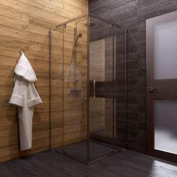 Душевое ограждение Triton Каппа 90x90 см, хром/прозрачное - фото 6