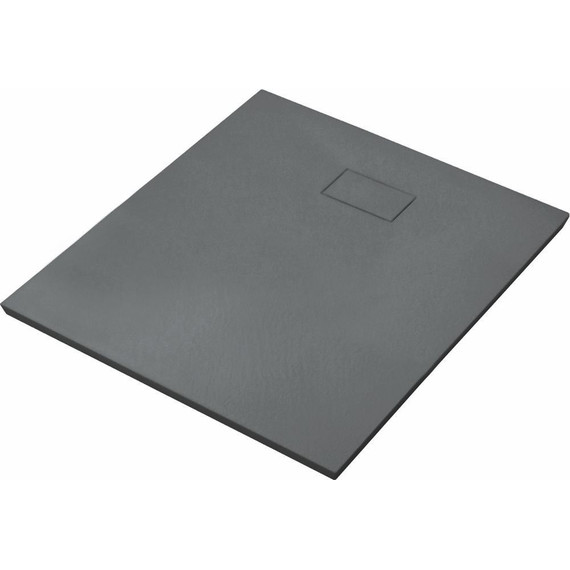 Поддон SMC WasserKraft Elbe 80х80 см 74T02, чёрный - фото 
