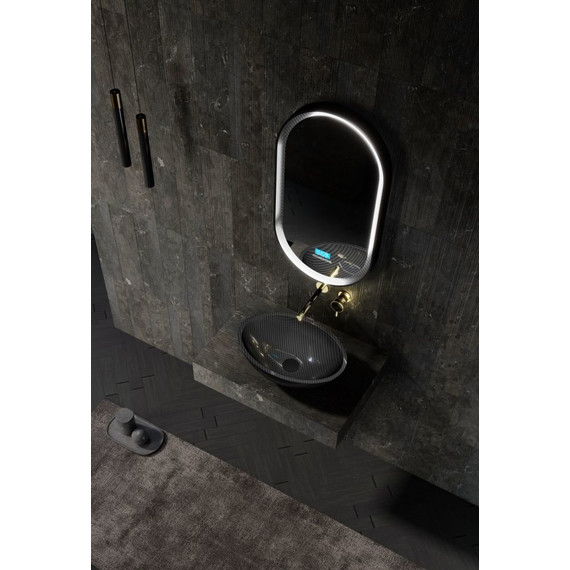 Раковина-чаша Abber Karbon 50 см AK2042, чёрный - фото 2