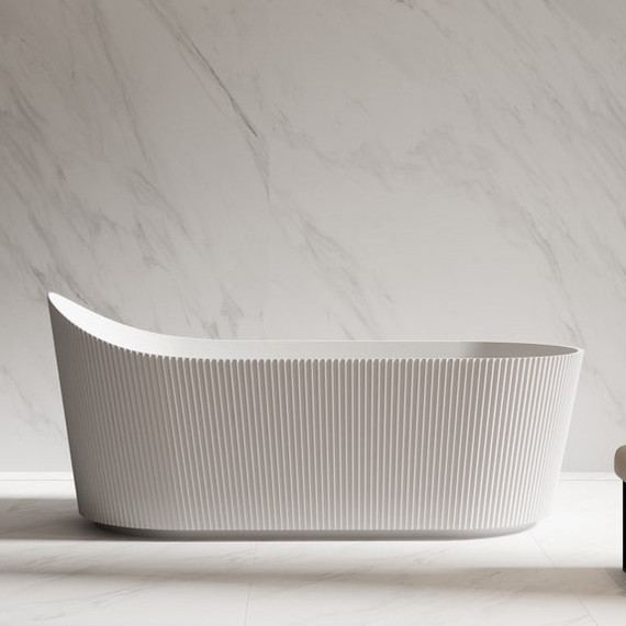 Ванна отдельностоящая Abber 170x80 см AB9445MW, белый матовый - фото 