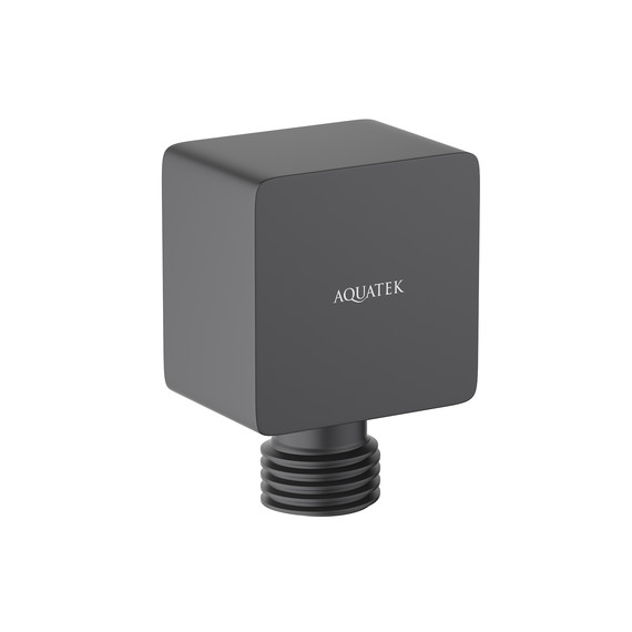 Шланговое подсоединение Aquatek AQ2459MB, чёрный матовый - фото 