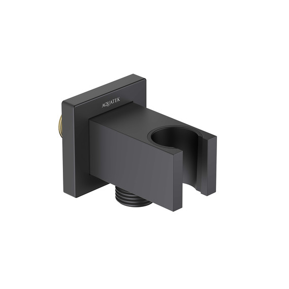 Шланговое подсоединение Aquatek AQ2463MB, чёрный матовый - фото 