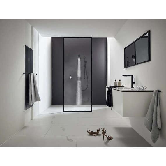 Верхний душ Hansgrohe Pulsify 105x105 мм 24130670, чёрный матовый - фото 3